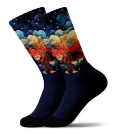 PULLIN Chaussettes Imprimées Homme YETINOU