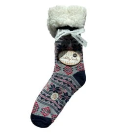 Chaussettes Iceland Lamb Lined Bleu/Gris