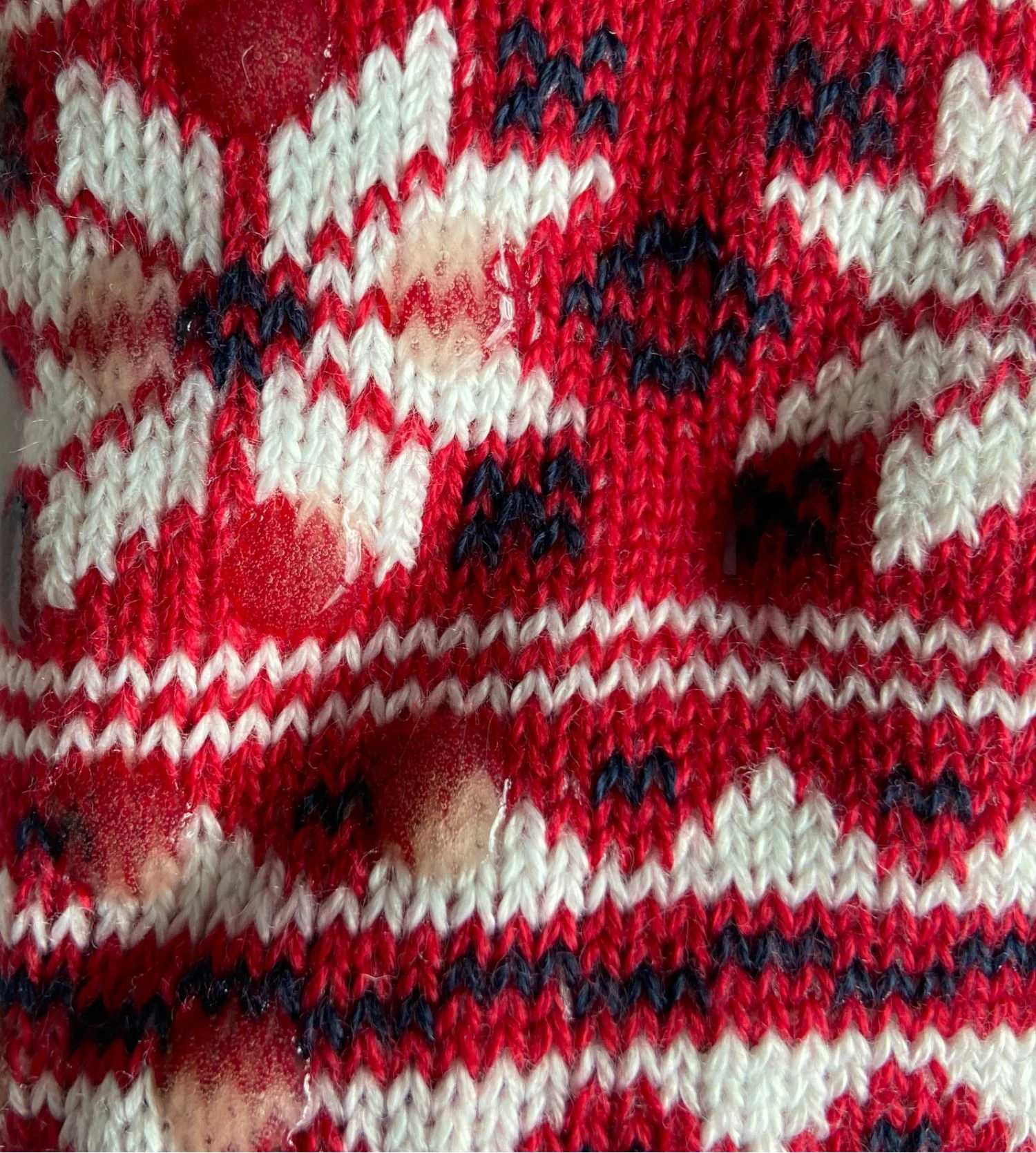 Chaussettes Taubert Iceland Lamb Lined Rouge, Bleu et Blanc – Chaussettes d'Hiver Douillettes à Motifs de Noël 5 Chaussettes Taubert Iceland Lamb Lined Rouge, Bleu et Blanc – Chaussettes d'Hiver Douillettes à Motifs de Noël – Image 3