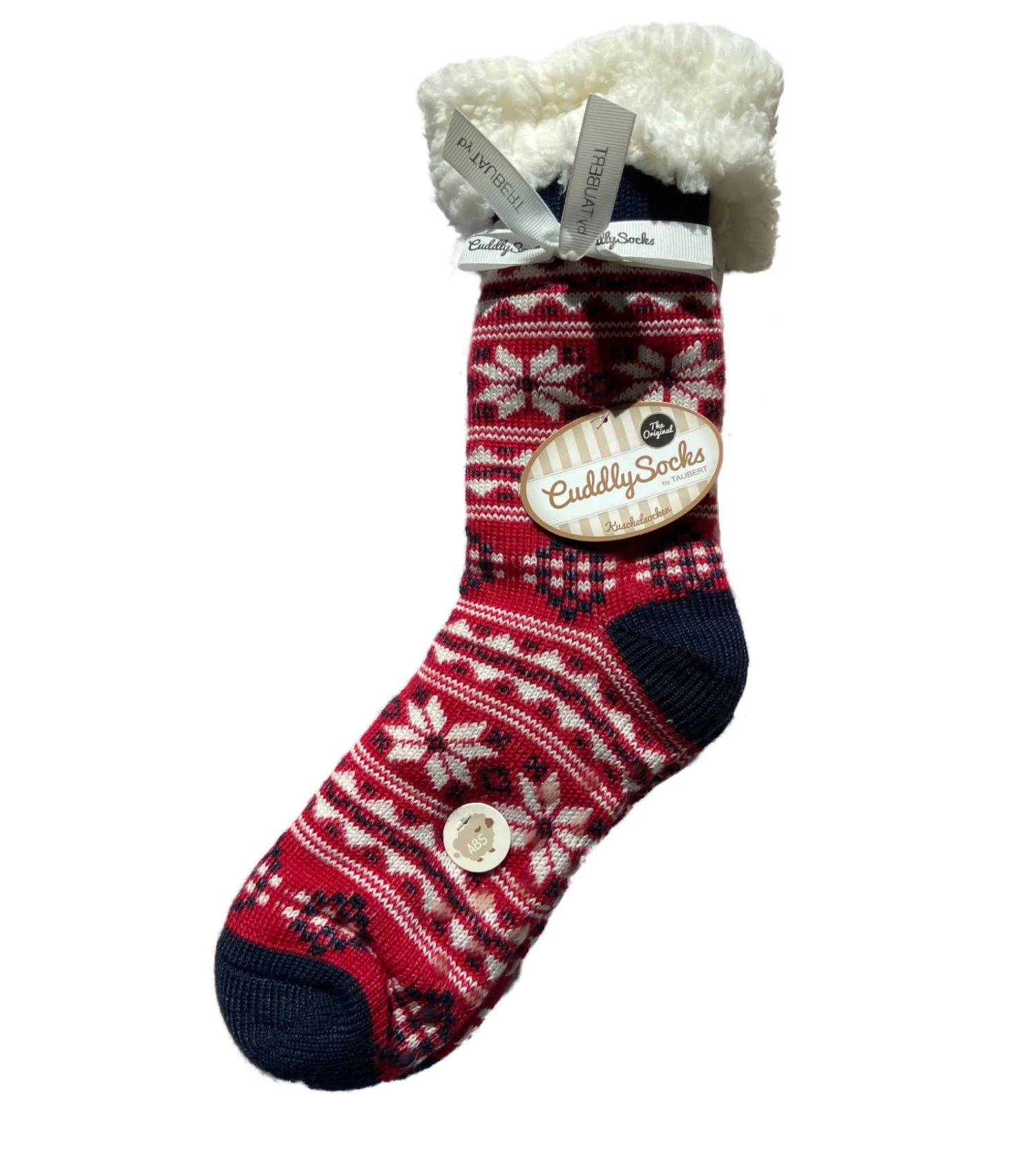 Chaussettes Taubert Iceland Lamb Lined Rouge, Bleu et Blanc – Chaussettes d'Hiver Douillettes à Motifs de Noël 3 Chaussettes Taubert Iceland Lamb Lined Rouge, Bleu et Blanc – Chaussettes d'Hiver Douillettes à Motifs de Noël