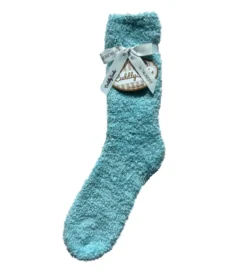 Chaussettes Smooth Cuddly Bleu Glacier