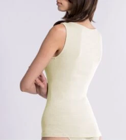 Top à Bretelles Laine & Soie Champagne -Lingerie Sipp che bl dentelle champagne beige 2