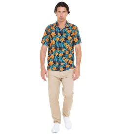 PULLIN Chemise Boutonnée Orangeflo -Lingerie Sipp chemise boutonne mc orangeflo 2