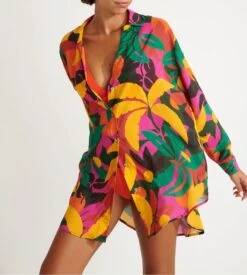 Chemise à Fleurs Femme Amandine Pinavoil Multicolore