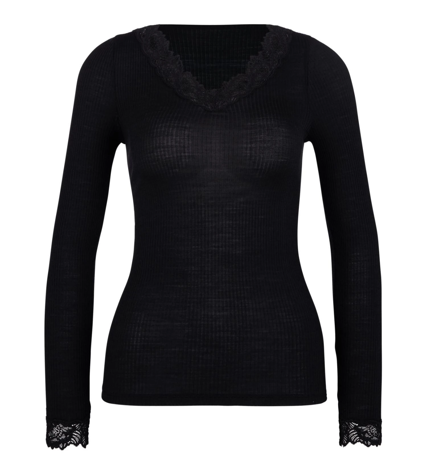 Calida T Shirt Manches Longues Silky Wool Joy Noir 4 Calida T Shirt Manches Longues Silky Wool Joy Noir – Image 2