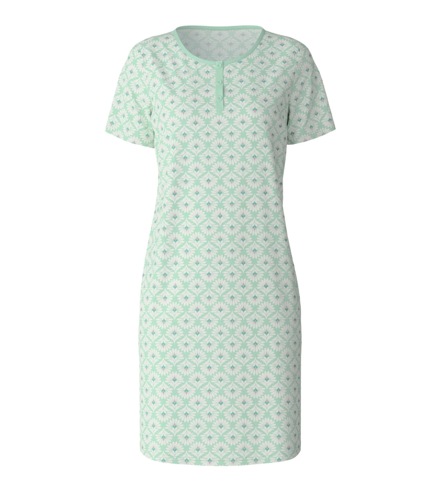 Calida Chemise De Nuit Pour Femme Flower Nights Soft Green 4 Calida Chemise De Nuit Pour Femme Flower Nights Soft Green – Image 2