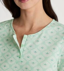 Calida Chemise De Nuit Pour Femme Flower Nights Soft Green 10 Calida Chemise De Nuit Pour Femme Flower Nights Soft Green -Lingerie Sipp chemisedenuit femme 603 soft green 2