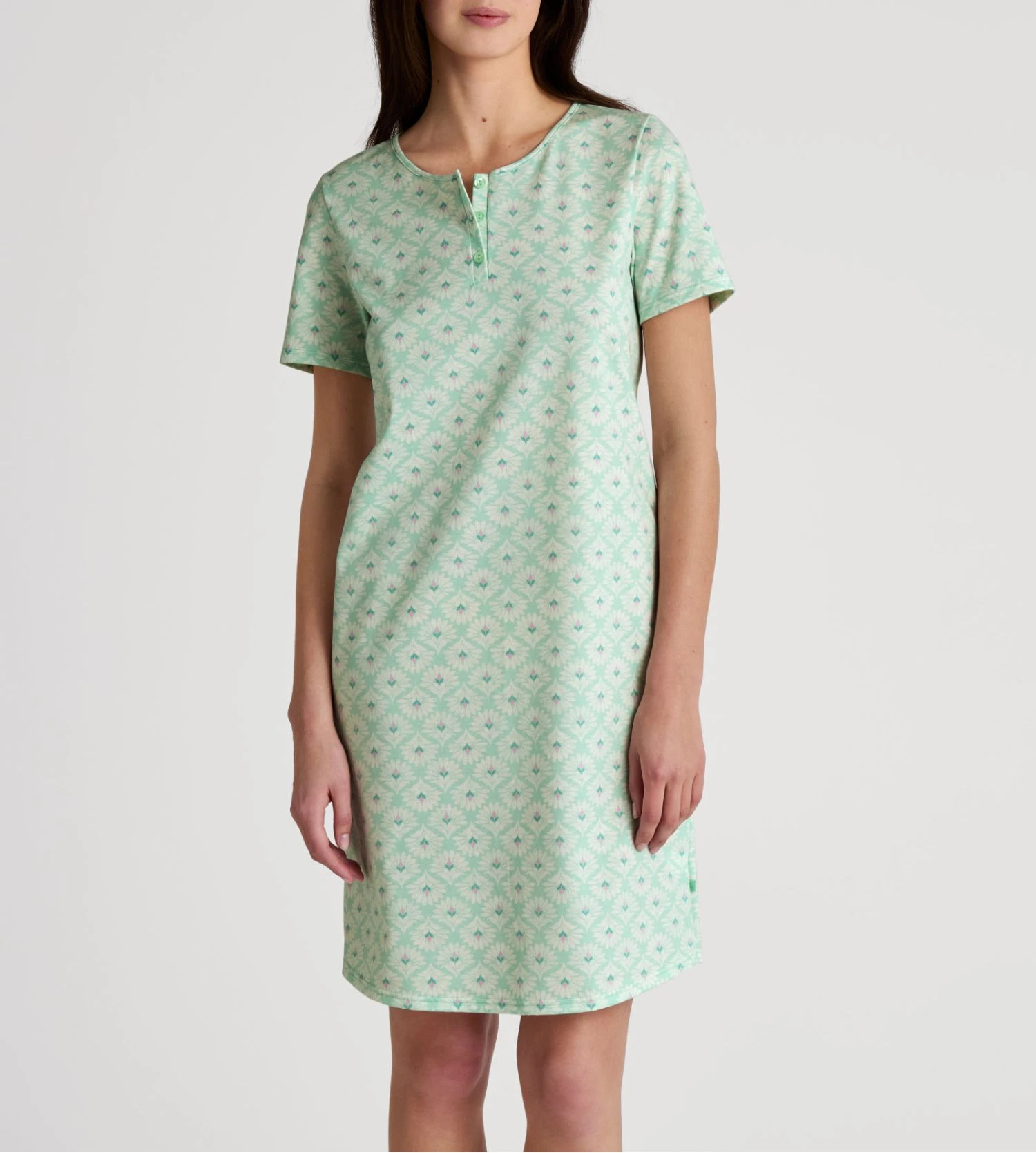 Calida Chemise De Nuit Pour Femme Flower Nights Soft Green 3 Calida Chemise De Nuit Pour Femme Flower Nights Soft Green