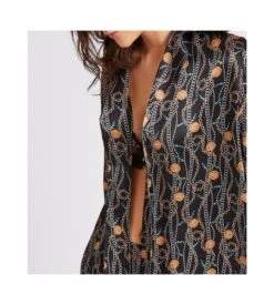 Aubade Toi Mon Amour Trésor – Chemisier 100% Soie à Imprimé Bijoux et Chaînes 14 Aubade Toi Mon Amour Trésor – Chemisier 100% Soie à Imprimé Bijoux et Chaînes -Lingerie Sipp chemisier soie toi mon amour tresor 5