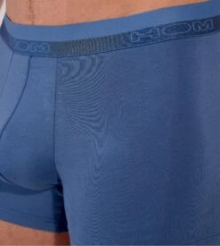 HOM Boxer Classic Bleu Jeans en Coton Modal – Sous-Vêtement Confort & Maintien Premium -Lingerie Sipp classic boxer 0054 jeans blue 2