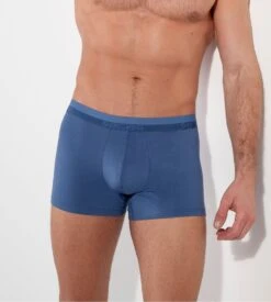 HOM Boxer Classic Bleu Jeans en Coton Modal – Sous-Vêtement Confort & Maintien Premium