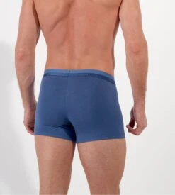 HOM Boxer Classic Bleu Jeans en Coton Modal – Sous-Vêtement Confort & Maintien Premium -Lingerie Sipp classic boxer 0054 jeans blue 3