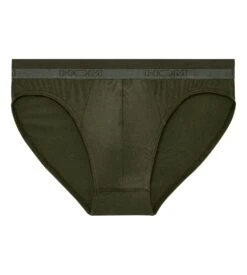 HOM Mini Slip Vert Kaki Classic – Sous-vêtement Confortable en Coton et Modal 9 HOM Mini Slip Vert Kaki Classic – Sous-vêtement Confortable en Coton et Modal -Lingerie Sipp classic mini briefs 00dk dark khaki 1