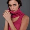 Fraly Fuchsia en Laine Mérinos & Soie – Tour de Cou Maille Côtelée Douceur Luxe 1 Fraly Fuchsia en Laine Mérinos & Soie – Tour de Cou Maille Côtelée Douceur Luxe -Lingerie Sipp col echarpe laine soie fushia fraly