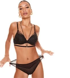 MARIE JO Slip Brésilien Colima Noir 12 MARIE JO Slip Brésilien Colima Noir -Lingerie Sipp colima bresilien noir noir 3