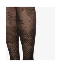 Collant Dentelle Opulence NOIR