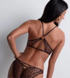 Aubade Soutien Gorge Triangle Sans Armatures Au Motif Animalier Crazy In Love Satin Brown 13 Aubade Soutien Gorge Triangle Sans Armatures Au Motif Animalier Crazy In Love Satin Brown -Lingerie Sipp crazy in love bralette triangle satin brown 3