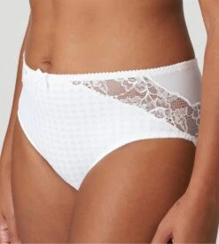 PRIMA DONNA Culotte Haute Madison Blanc -Lingerie Sipp culotte haute madison blanc 3