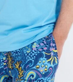 Hom Pyjama D'été En Coton CYRIL Blue Print -Lingerie Sipp cyril pyj court u p0bi blue print bleu 6