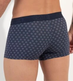 HOM Boxer HO1 Cyrus Navy Geometric Print - Ultra-Soft Horizontal Opening Trunk 8 HOM Boxer HO1 Cyrus Navy Geometric Print - Ultra-Soft Horizontal Opening Trunk -Lingerie Sipp cyrus boxer ho1 i0ra navy print bleu 2