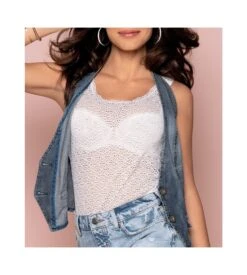 Débardeur Destination Futur Blanc -Lingerie Sipp debardeur destination futur 0001 blanc 2