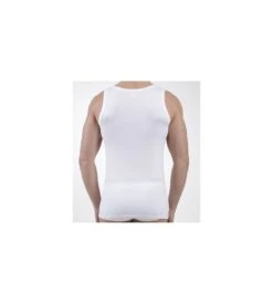 JET Débardeur En Coton Pour Homme BLANC -Lingerie Sipp debardeur en coton pour homme blanc 2
