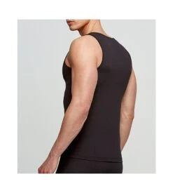 Impetus Black Innovation Outlast Thermoregulating Tank Top - High-Performance Base Layer -Lingerie Sipp debardeur homme isolant innovation 20 noir 2