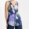 Top En Viscose Tissée Effet Lin -Lingerie Sipp debardeur imprime viscose