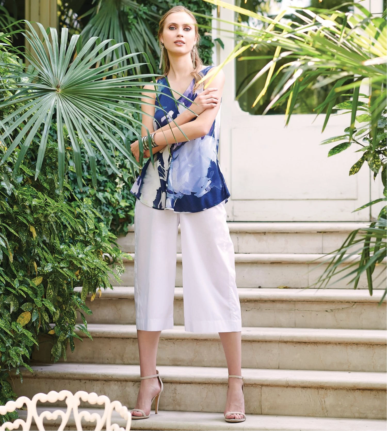 Top En Viscose Tissée Effet Lin 8 Top En Viscose Tissée Effet Lin – Image 6