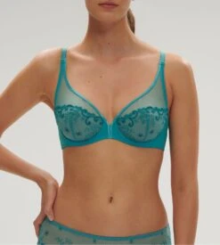 Simone Perele Soutien-gorge Triangle Délice Bleu Atoll -Lingerie Sipp delice sga decolte plunge 665 bleu atoll 6