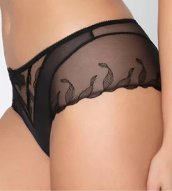 Shorty Noir En Tulle Brodé Désir De Venise 15 Shorty Noir En Tulle Brodé Désir De Venise -Lingerie Sipp desir et volupte shorty enrichi noir 3