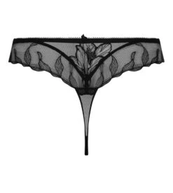 String Noir En Tulle Brodé Désir Et Volupté 16 String Noir En Tulle Brodé Désir Et Volupté -Lingerie Sipp desir et volupte string noir 5