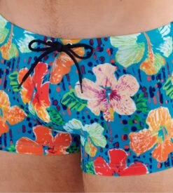 Hom Boxer De Bain Dino Imprimé Bleu Turquoise Print -Lingerie Sipp dino boxer bain p0pf turquoise print bleu 1