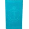 Serviette De Plage En Coton Turquoise 1 Serviette De Plage En Coton Turquoise -Lingerie Sipp drap de plage 100 coton 100x180cm turquoise bleu