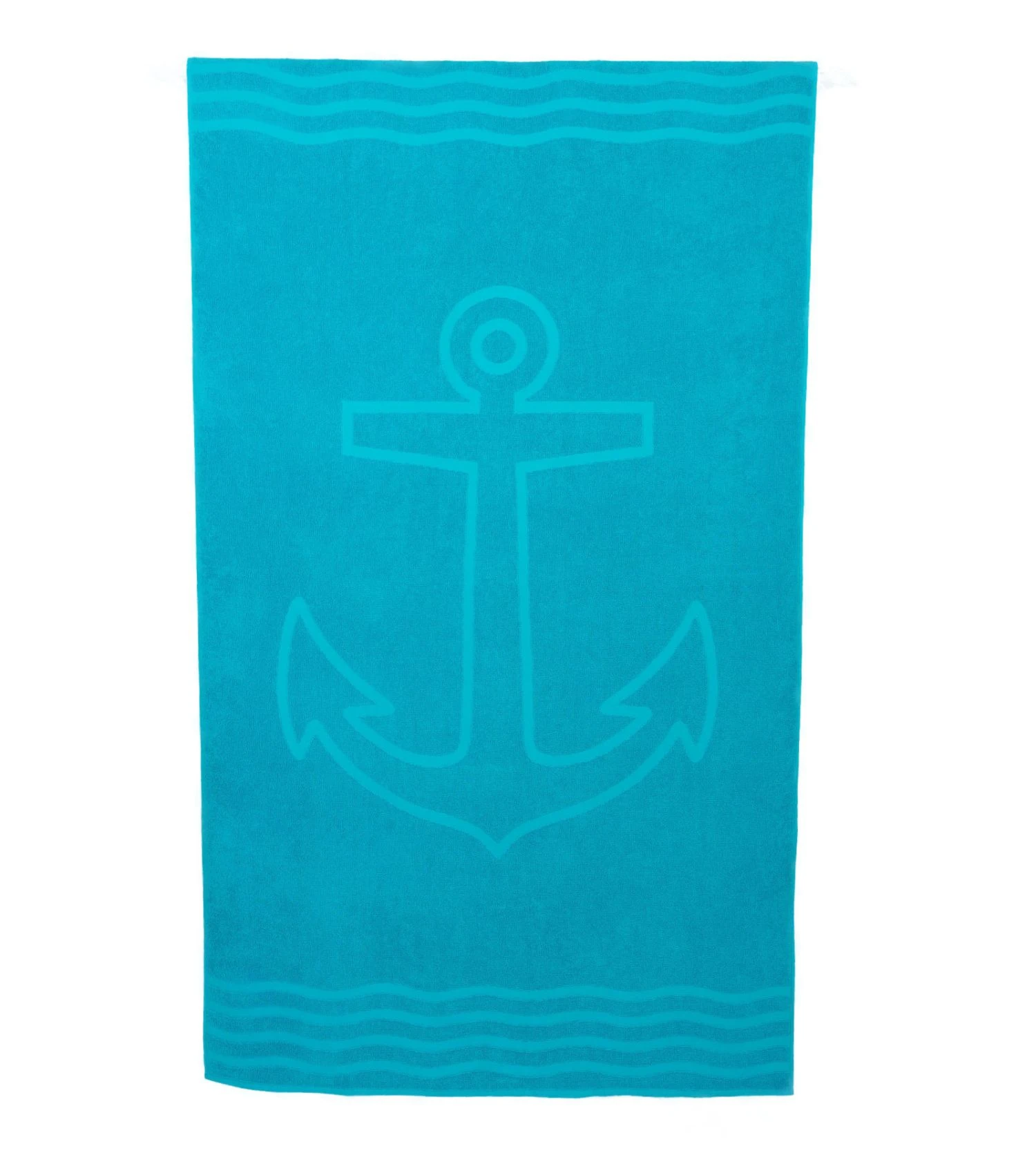 Serviette De Plage En Coton Turquoise 3 Serviette De Plage En Coton Turquoise