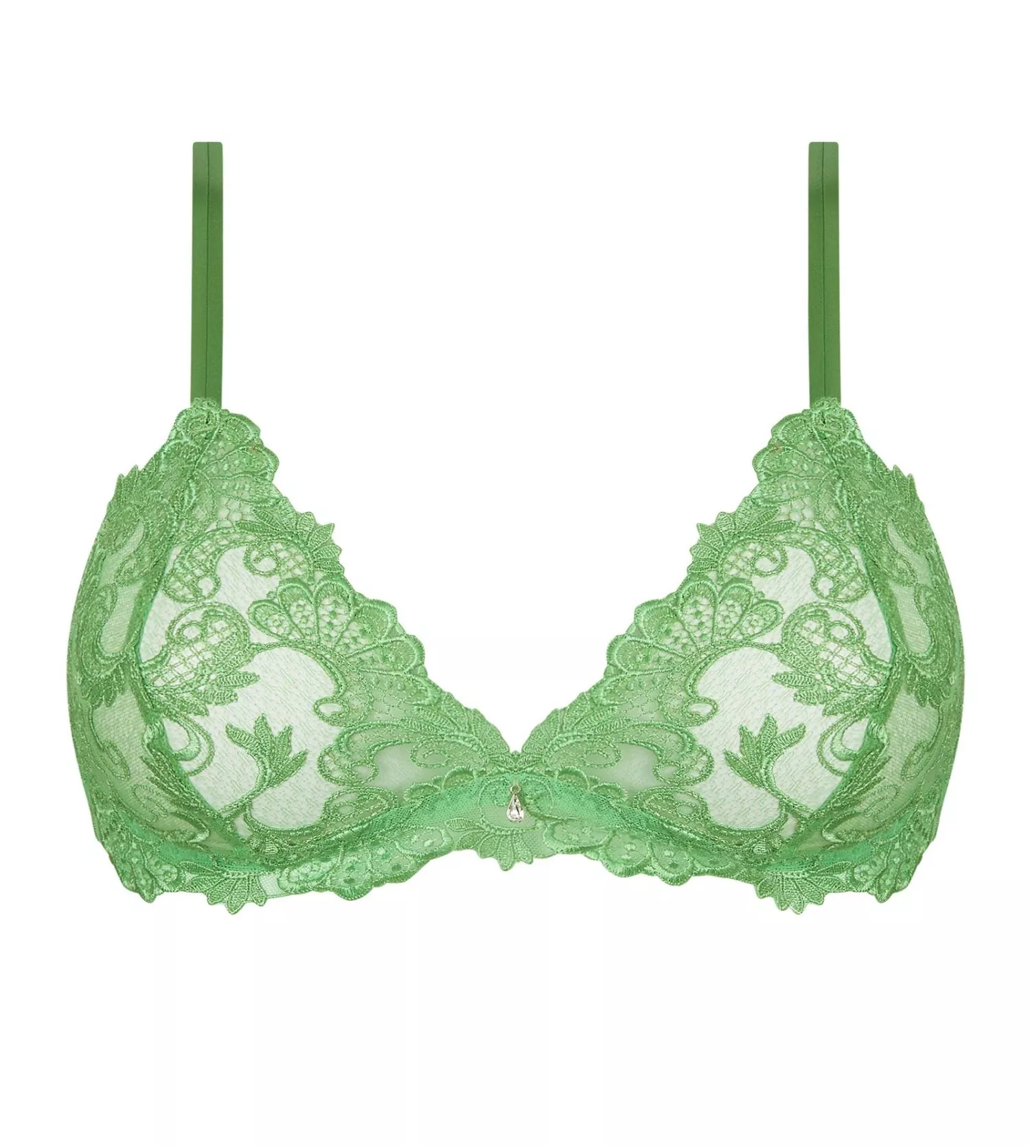 Soutien Gorge Triangle Dressing Floral Emeraude 3 Soutien Gorge Triangle Dressing Floral Emeraude