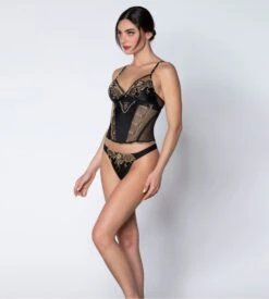 Galbe Taille Éblouissante Icône Or Nuit -Lingerie Sipp eblouissante icone galbe taille 8161 or nuit 5