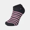 Eden Park Soquettes en Coton Rose - Chaussettes Basses Nœud Papillon Brodé -Lingerie Sipp eden park soquettes coton pkd85 rose