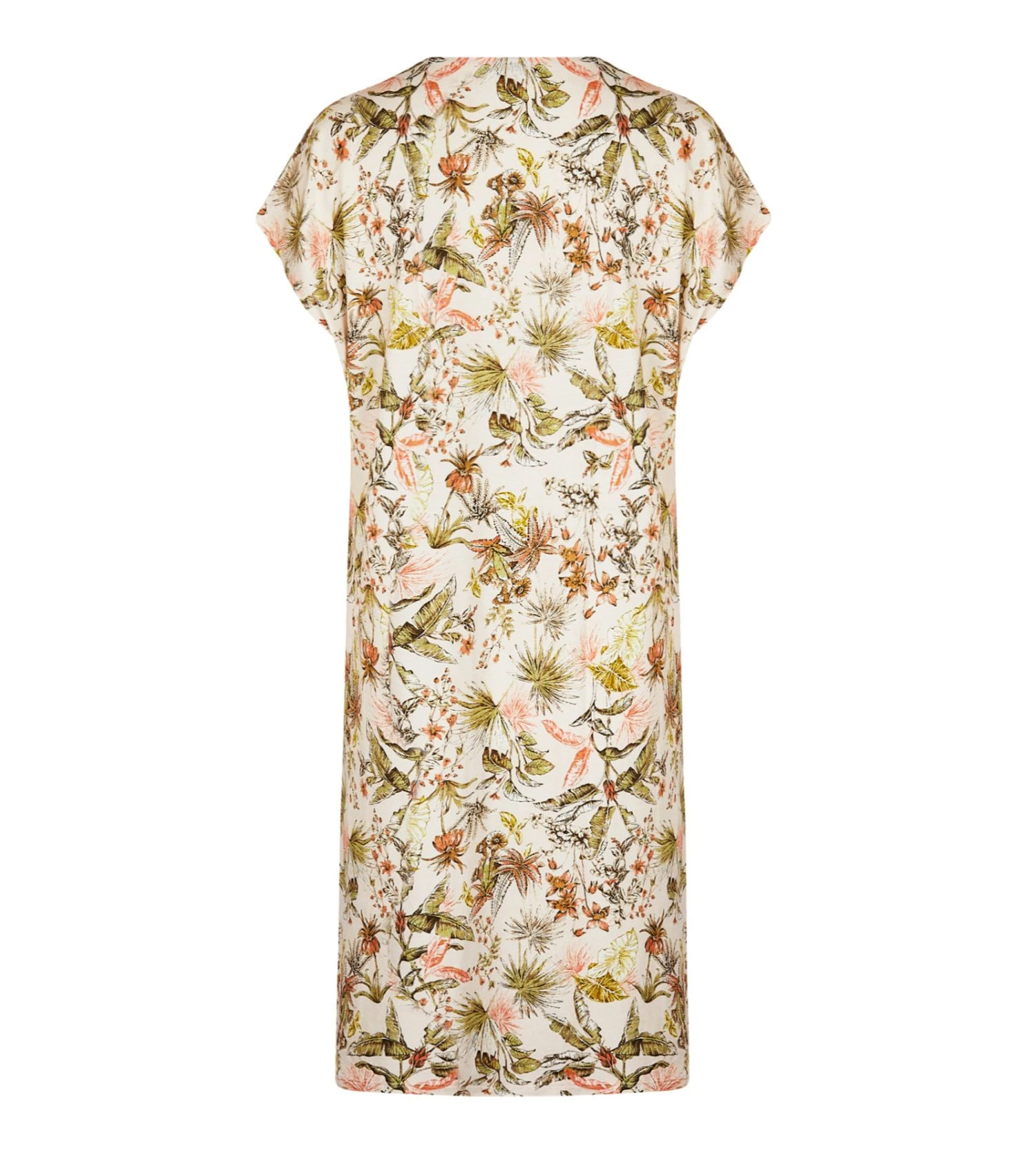 Antigel Évasion Tropique Tunique de Nuit Imprimé Floral Vert Mousse - Nuisette Chic en Viscose 7 Antigel Évasion Tropique Tunique de Nuit Imprimé Floral Vert Mousse - Nuisette Chic en Viscose – Image 5