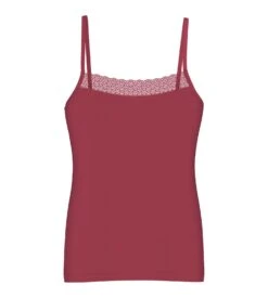 Triumph Feel Of Modal Rose Framboise – Top à Bretelles Fines avec Dentelle 9 Triumph Feel Of Modal Rose Framboise – Top à Bretelles Fines avec Dentelle -Lingerie Sipp feel of modal debardeur rose sweet marsala 1