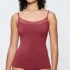 Triumph Top à Bretelles Fines Rose Framboise Feel Of Modal Sweet Marsala -Lingerie Sipp feel of modal debardeur rose sweet marsala