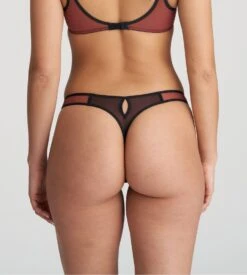 String FEZZ Italian Brown -Lingerie Sipp fezz string italian brown 2