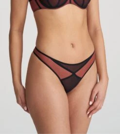 String FEZZ Italian Brown -Lingerie Sipp fezz string italian brown 3