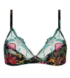 Lise Charmel Fleurs Étoiles Vert Éclat - Soutien-gorge Triangle Sans Armatures -Lingerie Sipp fleurs etoiles sg sans armature 18067 eclat etoile 1