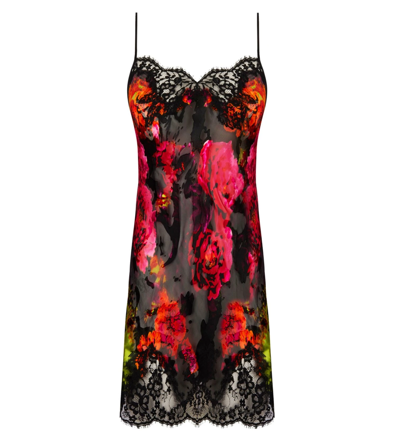 Nuisette Baby Doll Floraison Passion Safran Rose 4 Nuisette Baby Doll Floraison Passion Safran Rose – Image 2