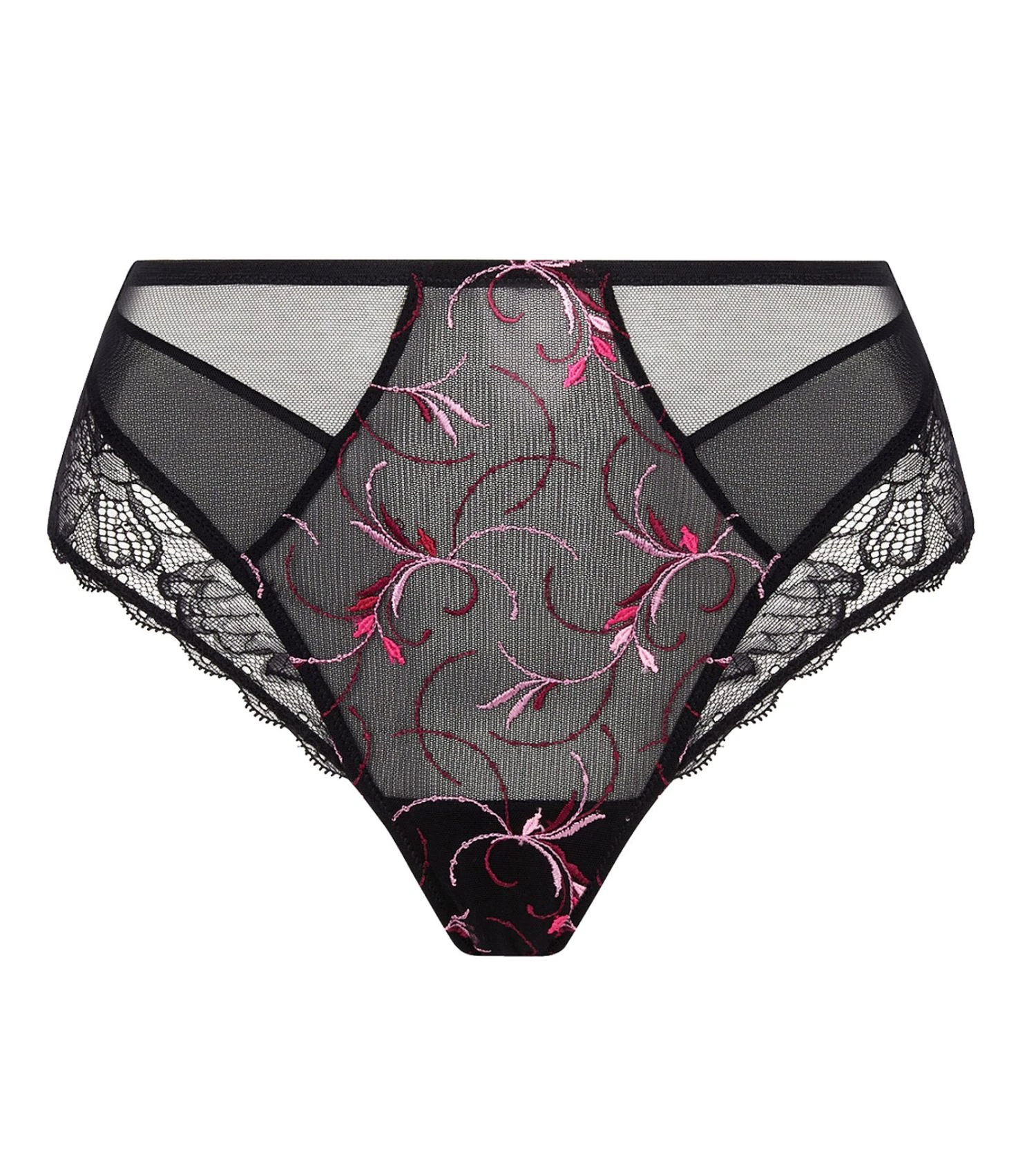 Culotte Haute Floraison Passion Safran Rose 4 Culotte Haute Floraison Passion Safran Rose – Image 2