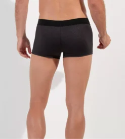 Shorty Hom FLORIDA Noir Effet Cuir Reptile – Boxer Court Sexy Ligne Temptation -Lingerie Sipp florida boxer trunk noir noir 2