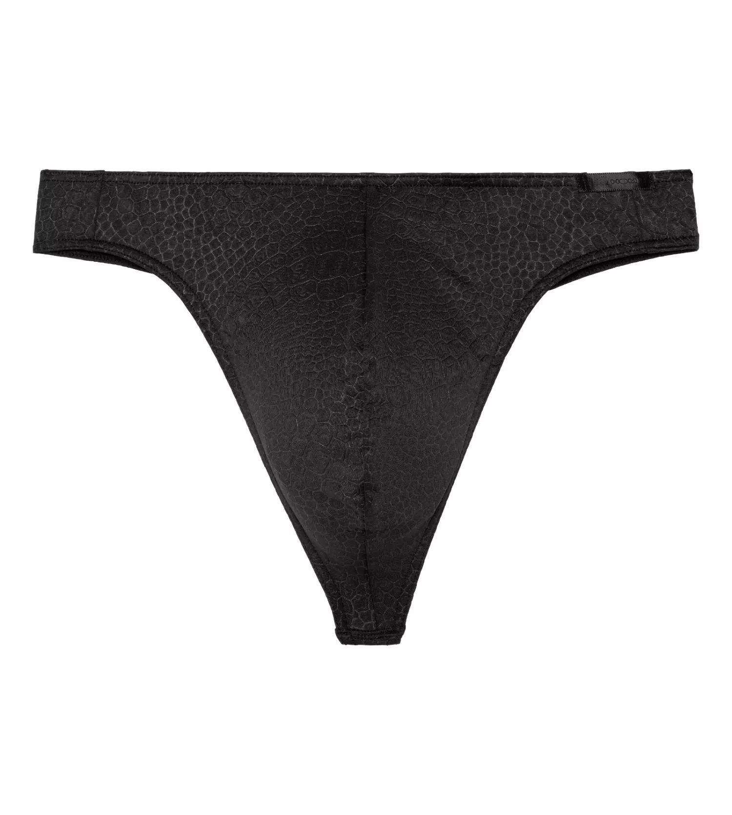 HOM G-String FLORIDA Noir Effet Cuir Reptile – Lingerie Masculine Sexy 4 HOM G-String FLORIDA Noir Effet Cuir Reptile – Lingerie Masculine Sexy – Image 2