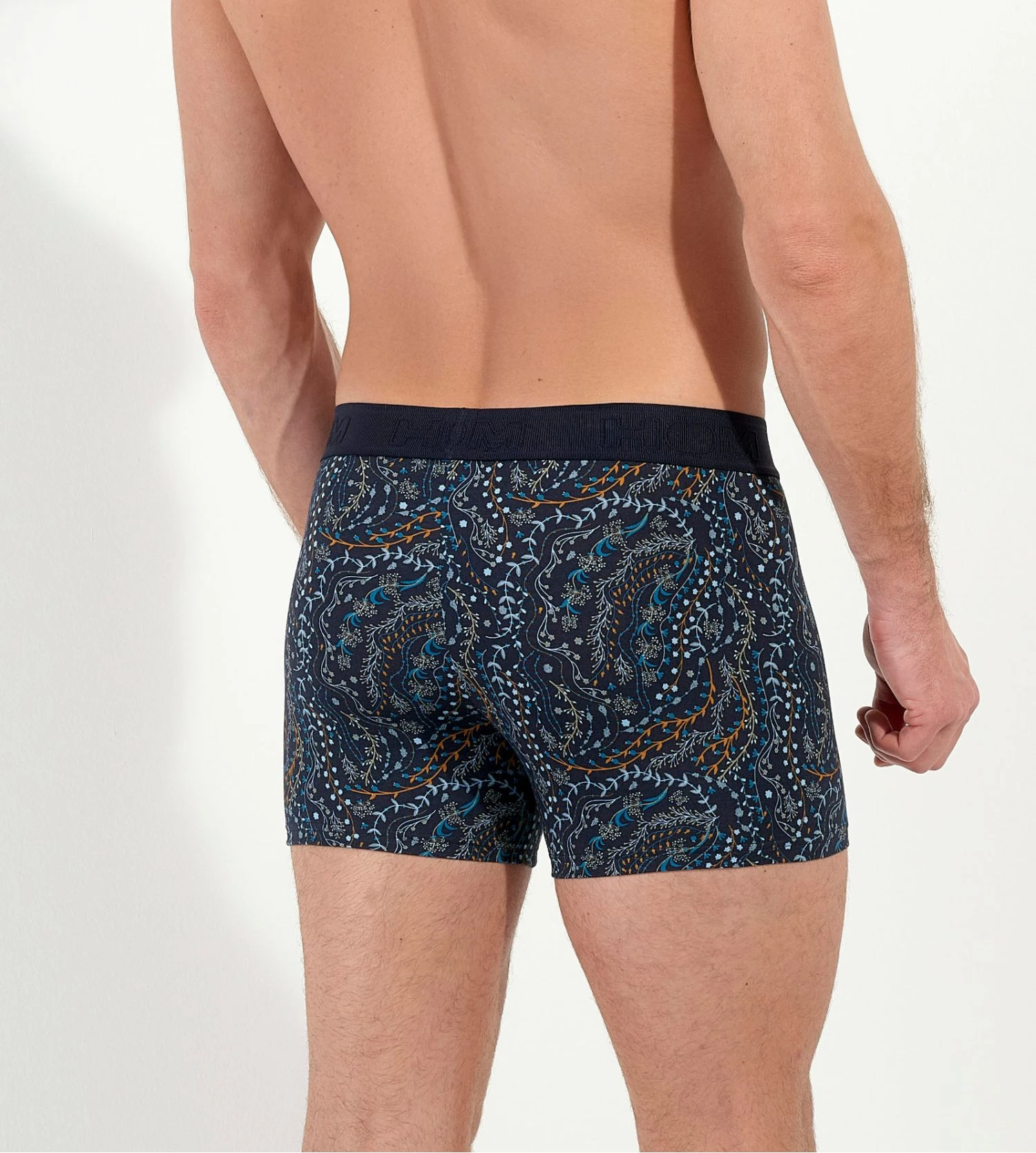 HOM Boxer Homme Fontainebleau Imprimé Bleu – Coton Modal Confort Premium 7 HOM Boxer Homme Fontainebleau Imprimé Bleu – Coton Modal Confort Premium – Image 5