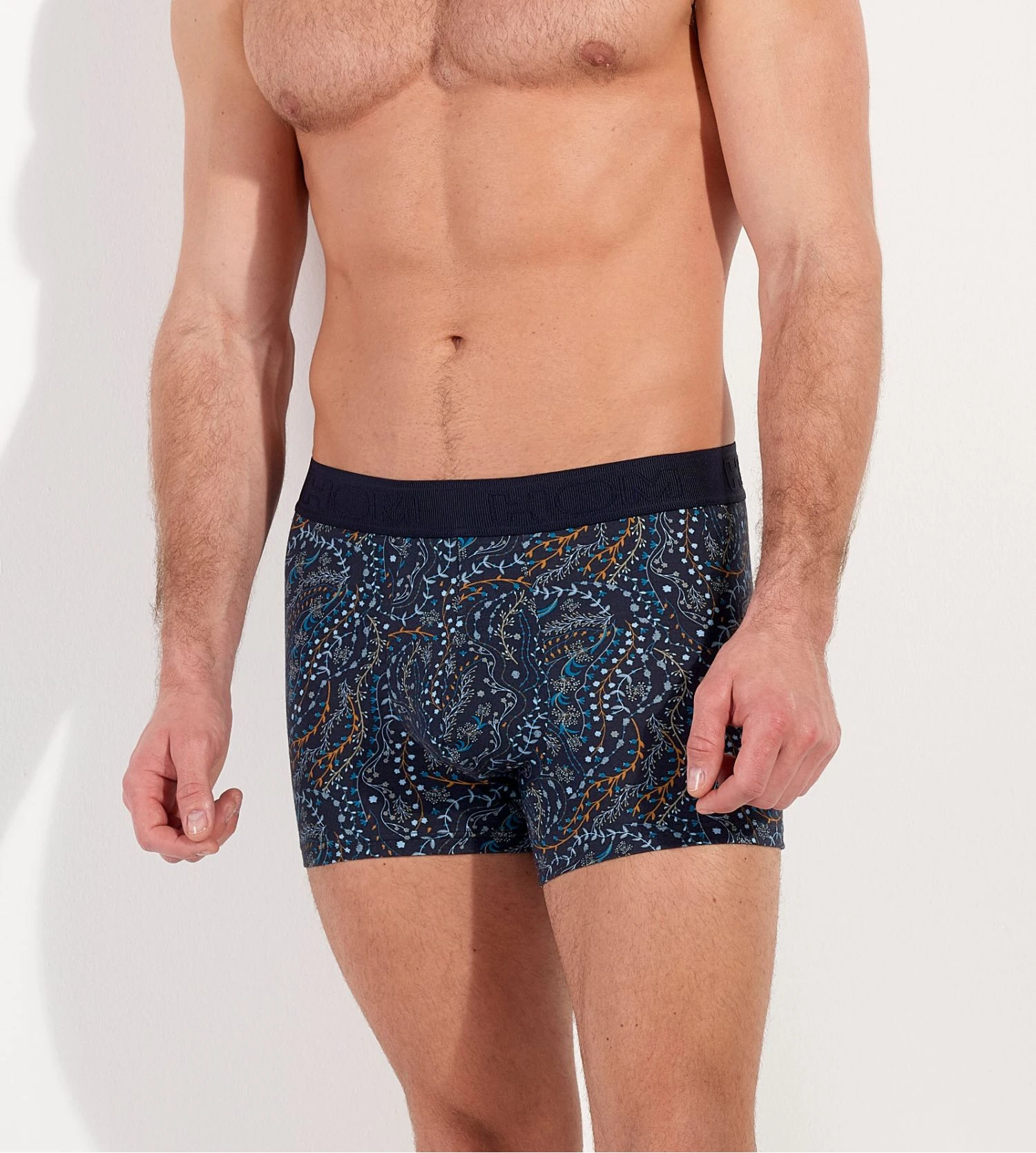 HOM Boxer Homme Fontainebleau Imprimé Bleu – Coton Modal Confort Premium 3 HOM Boxer Homme Fontainebleau Imprimé Bleu – Coton Modal Confort Premium
